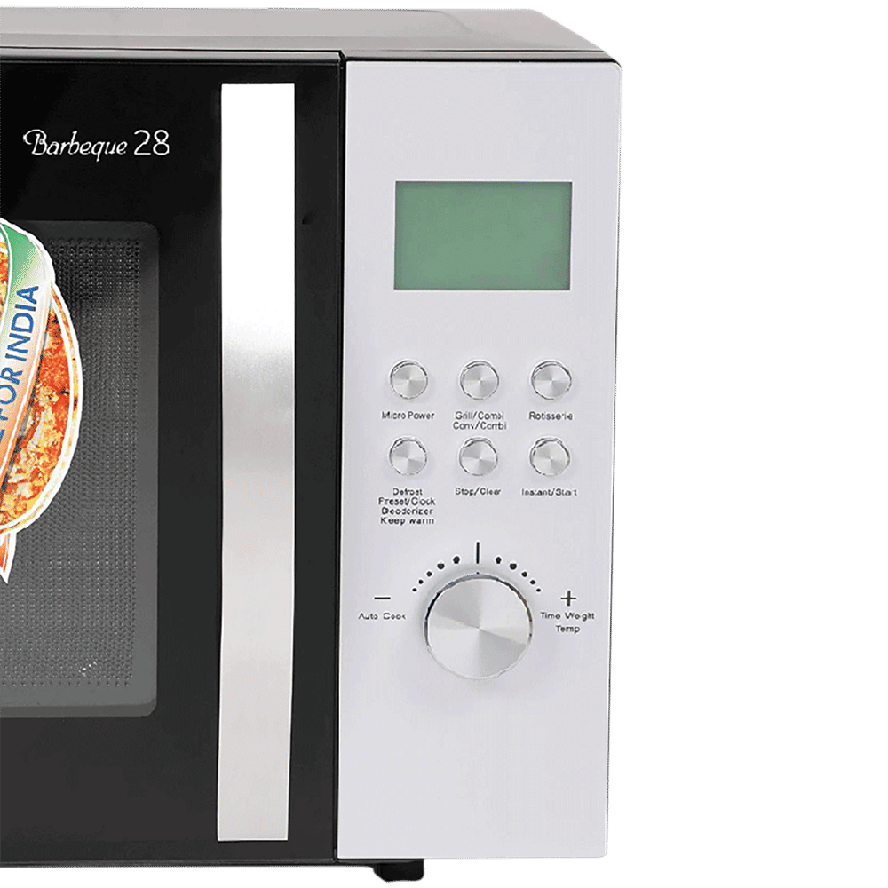 Buy Haier 28L Convection Microwave Oven with 123 Autocook Menus (Black